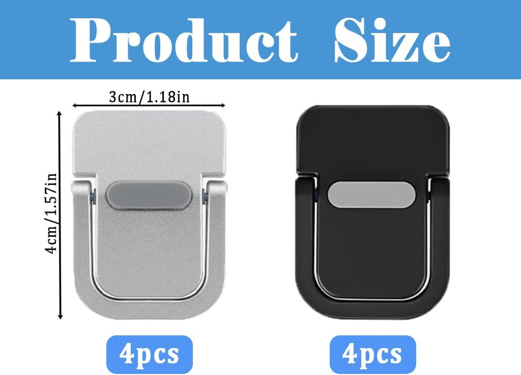 Anlising Mini Laptopständer, 8PCS Unsichtbarer Computer-Tastatur-Ständer, Tragbarer Tastatur-Erhöhun