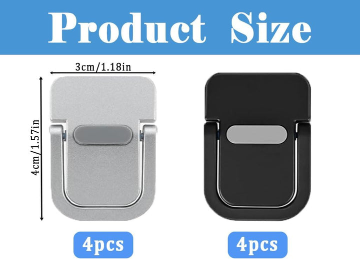 Anlising Mini Laptopständer, 8PCS Unsichtbarer Computer-Tastatur-Ständer, Tragbarer Tastatur-Erhöhun