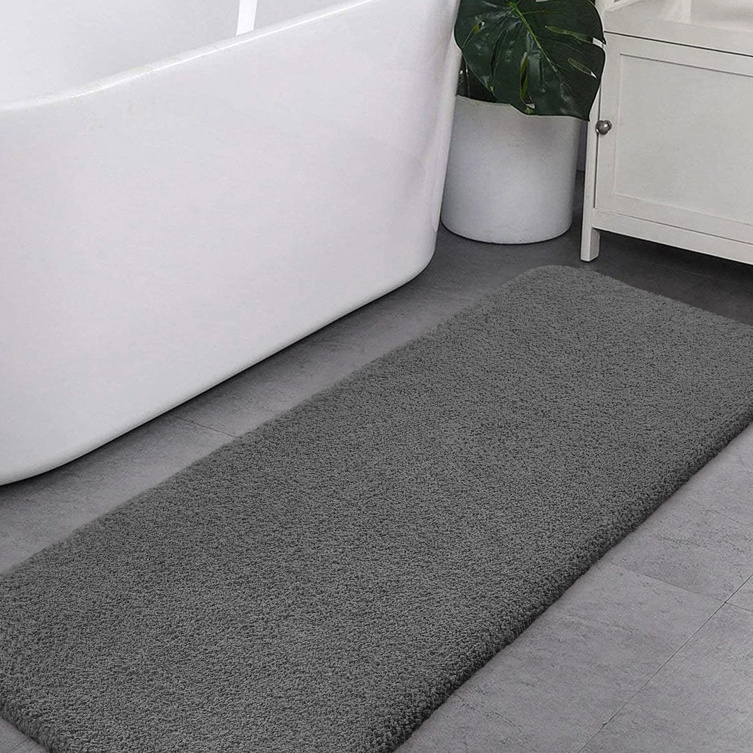 Badematte Rutschfest Badteppich Extra Lange Verdickt Badezimmerteppich Weich Badeteppich Flauschige