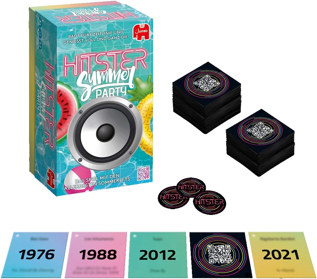 Hitster Summer Party - Ein Party- und Kartenspiel für Erwachsene und Familien - 2 bis 10 Spieler ab