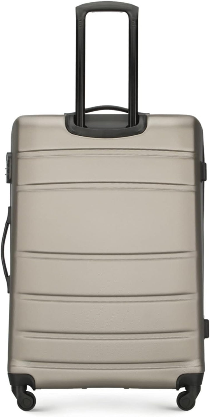 WITTCHEN Globe Line Grosser Koffer Trolley Reisekoffer aus ABS Hartschale 4 Rollen Zahlenschloss | G