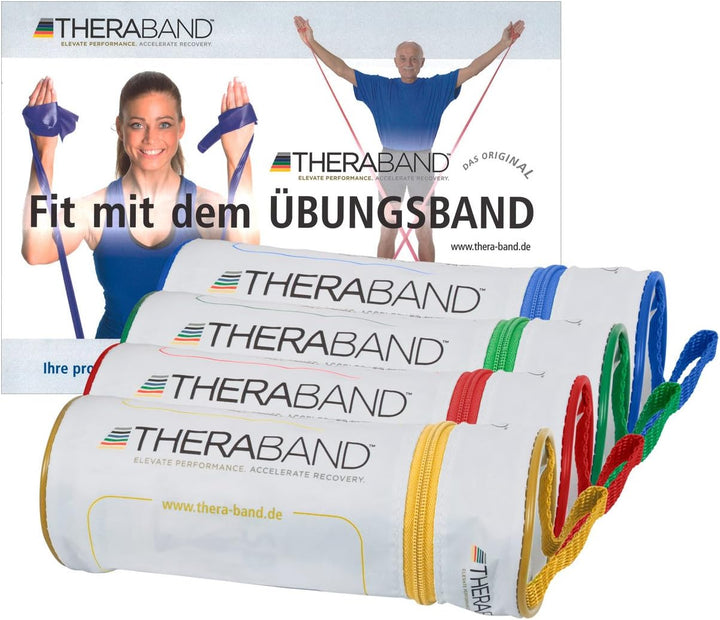 Thera-Band Taschen-Set je 1 x gelb, rot, grün,