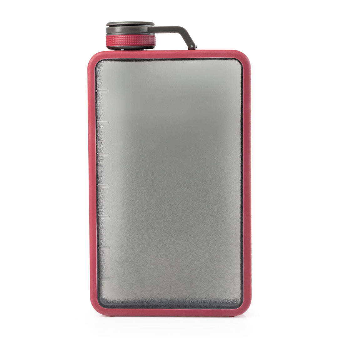GSI Outdoors Boulder Flask Thermosflasche, Unisex, für Erwachsene 16 Fluid Ounces Haute, Rot, 16 Flu