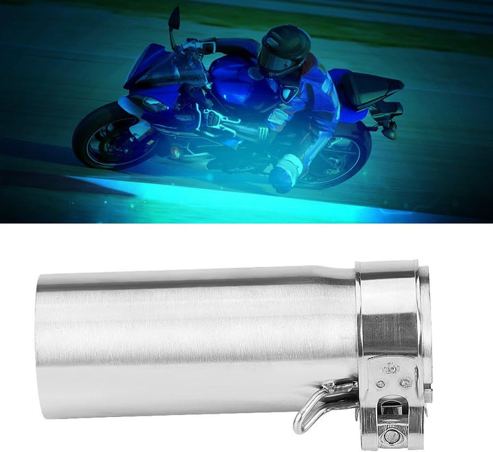 Auspuff Mittelrohr 51mm Motorrad Mittleres Auspuffrohr Adapter Stecker Slip On für YZF-R6 2006-2014