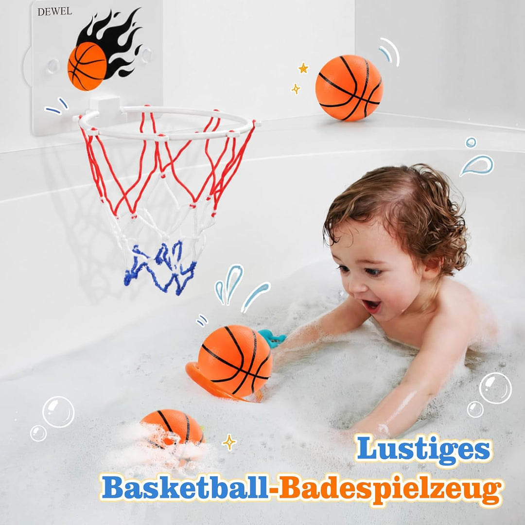 DEWEL Mini Basketballkorb Set, Basketball Korb Indoor für Kinder, Basketball Korb im Zimmer Wandmont