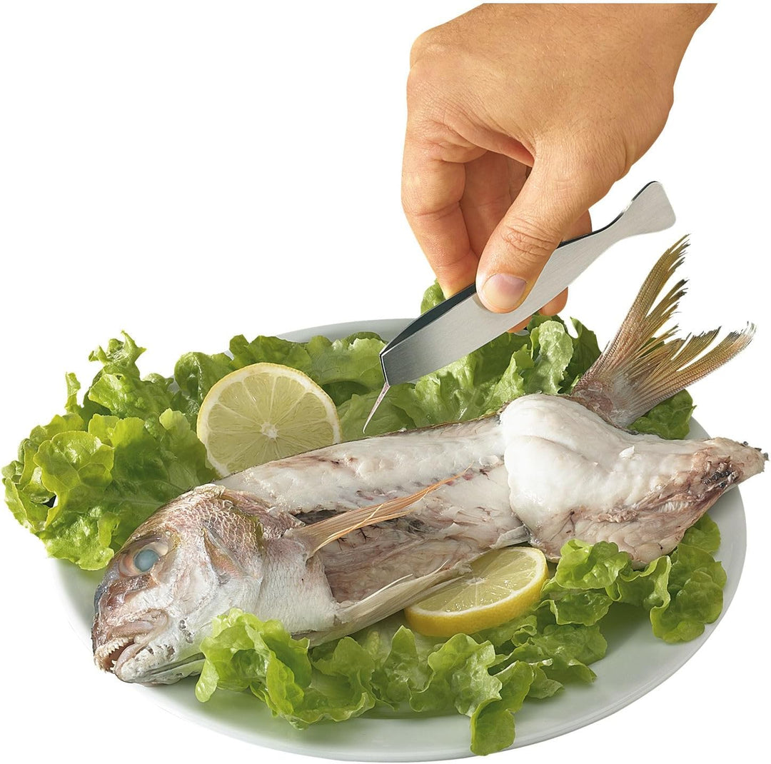 Küchenprofi Grätenpinzette DELUXE 13 cm, Grätenzange, Edelstahl, Hergestellt in Solingen A 1 - Pack,