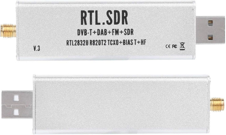 Elprico RTL SDR Stick, 0,1-MHz-1,7-GHz-Vollbandempfänger RTL SDR Funkkommunikationssystem-basiertes