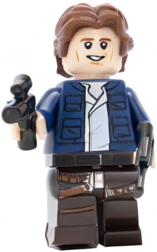 LEGO Star Wars: Han Solo Minifigure with Wavy Hair and Twin Pistols - from Slave One 20th Anniversar