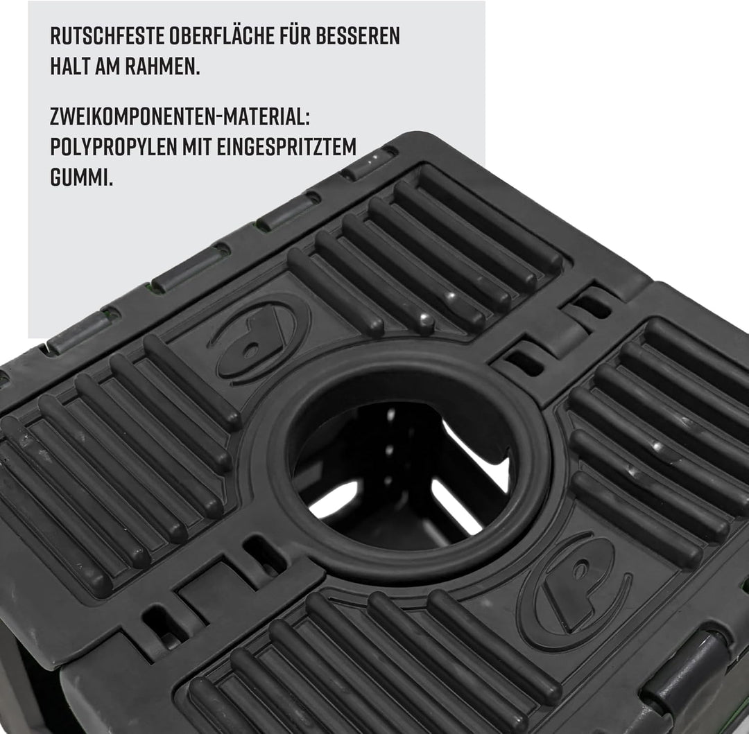 Polisport Ständer faltbar schwarz 8981500007, Schwarz