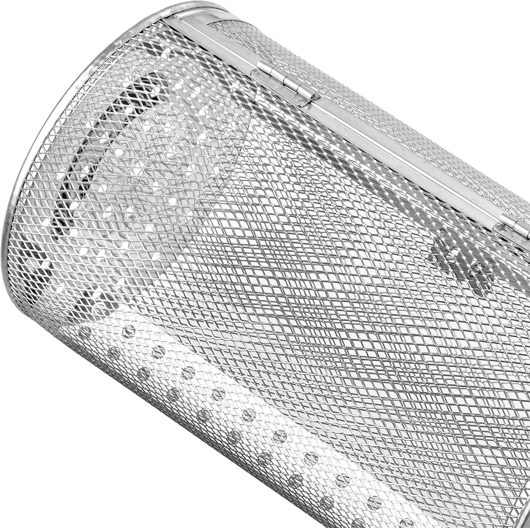 Stillstern Edelstahl Grillkorb für Minibackofen Bratenkorb - 14cm Ø