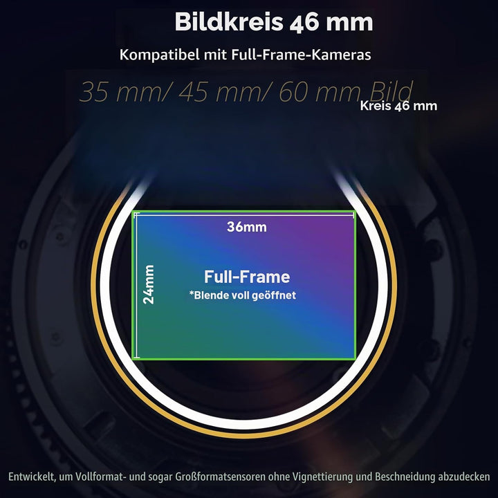 SIRUI IronStar T1.9 1.5X Anamorphotisches Cine-Objektiv: 35mm Kinoobjektiv mit manuellem Fokus und n