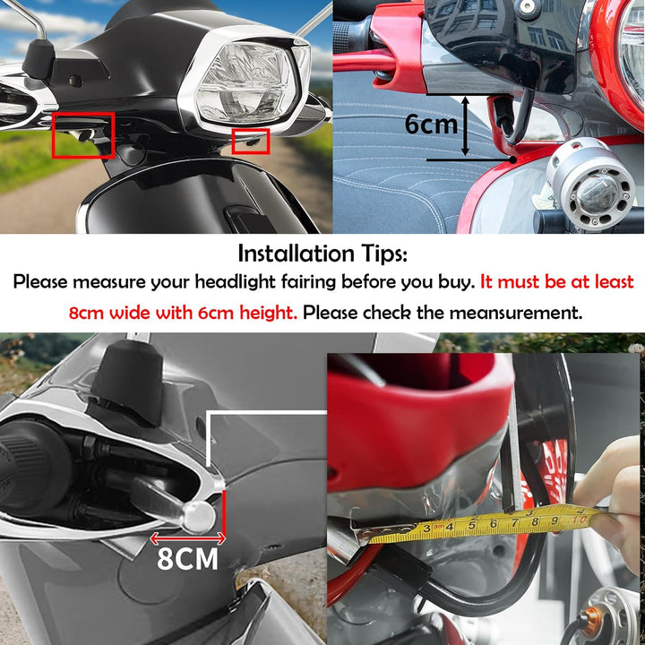 Scooter Windschutzscheibe Flyscreen Deflectors Visier für Vespa Primavera 50 125 150 Primavera 50 Pr