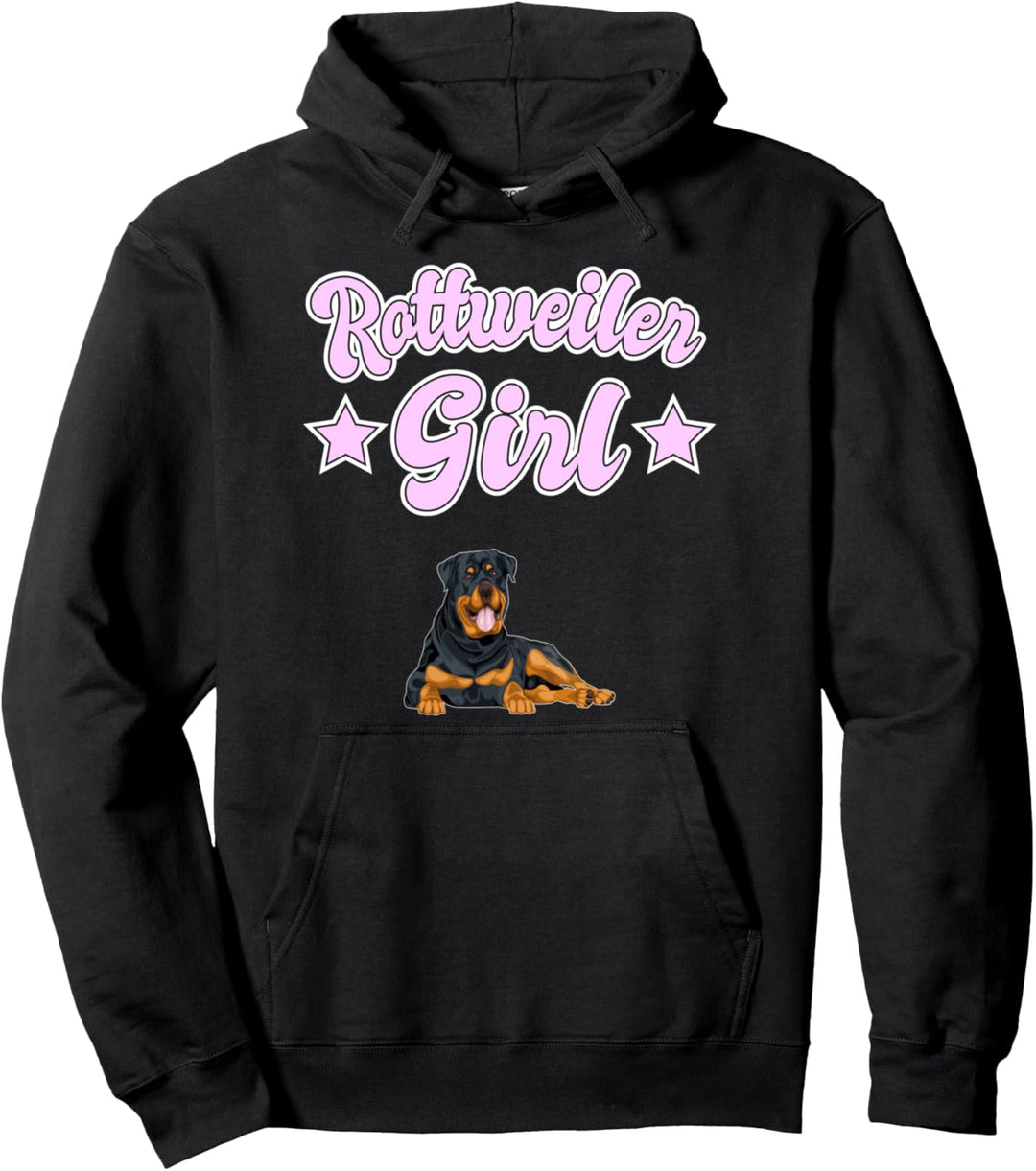 Kinder Rottweiler Mädchen Girl Geschenk Rottweiler Pullover Hoodie