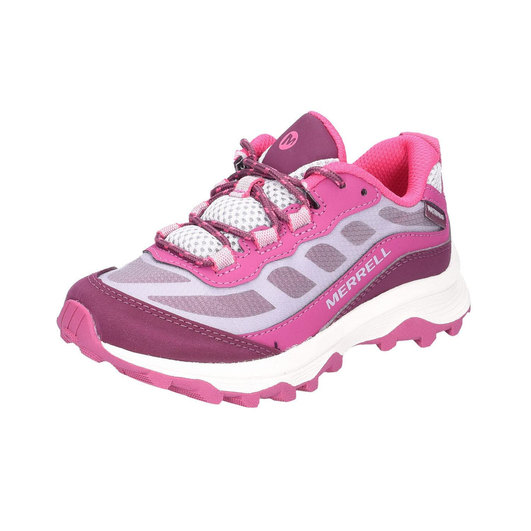 Merrell Unisex Kinder Moab Speed Low WTRPF Wanderschuh 36 EU Grey Berry, 36 EU Grey Berry