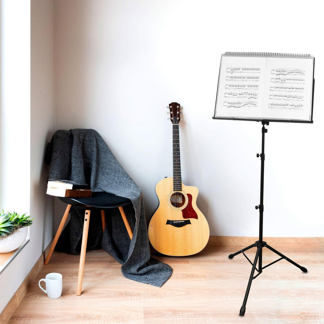 keepdrum MA30 Notenmappe für Orchester-Pult Ordner Zeichenmappe mit 30 Seiten DIN A3 Notenmappe DIN