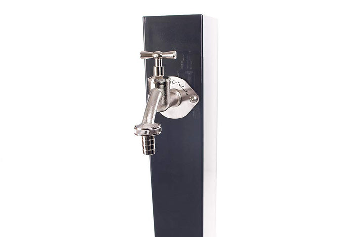 KTC Tec TRINKWASSER Wassersäule TSQG 950 Anthrazit, Wasserzapfsäule Wasserzapfstelle Gartenzapfstell