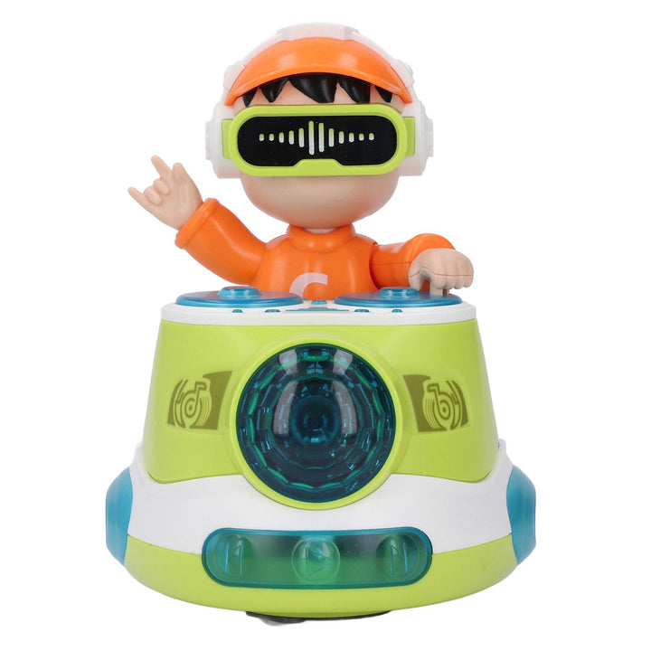 DJ Spielzeug DJ Rock Boy Dancing Toy mit Musik Blinkend Licht Universal Wheel Automatic Bewegung Rob