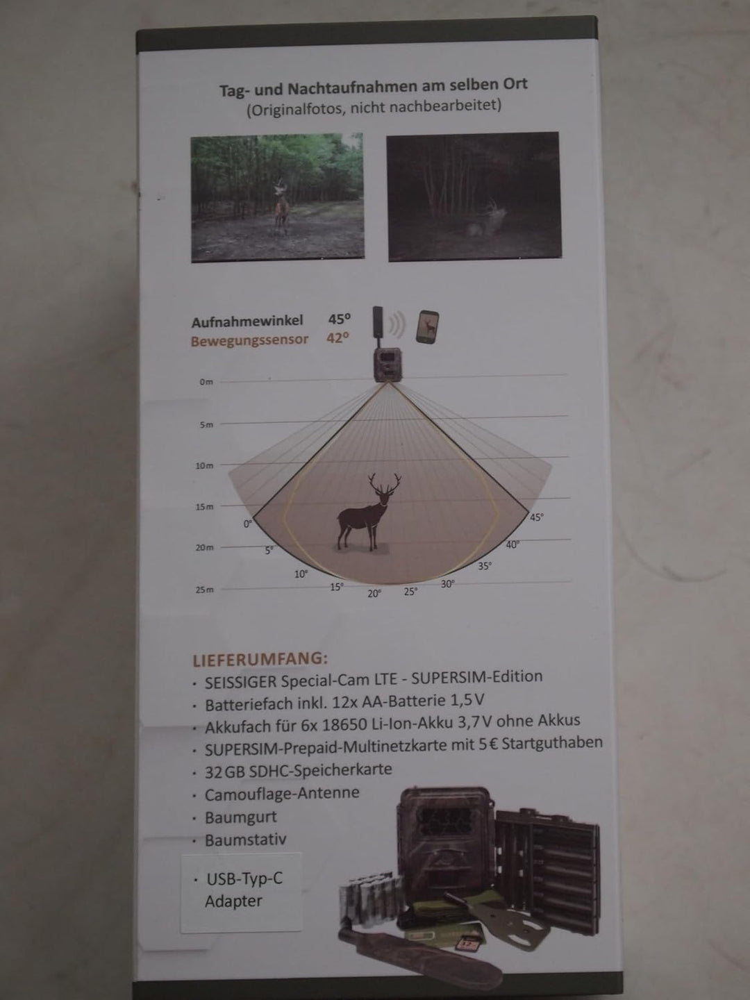 SEISSIGER Pro-Cam LTE - SUPERSIM-Edition Wildkamera - Überwachungskamera