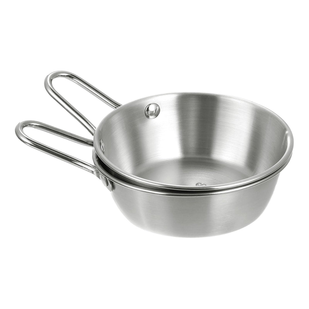 QUARKZMAN 2 Stück Koreanische Traditionelle Weinschalen, 4,72 Zoll 304 Edelstahl Rohreisweinbecher S
