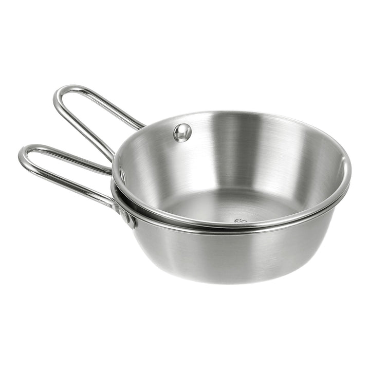 QUARKZMAN 2 Stück Koreanische Traditionelle Weinschalen, 4,72 Zoll 304 Edelstahl Rohreisweinbecher S