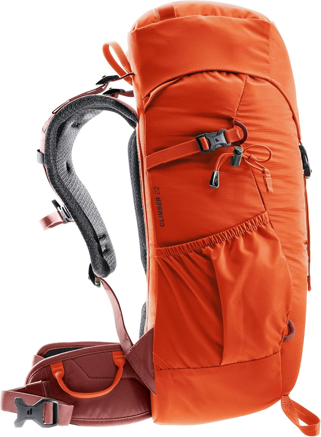 deuter Climber 22 Kinder Alpinrucksack (Modell 2024) 22 L Papaya-redwood, 22 L Papaya-redwood
