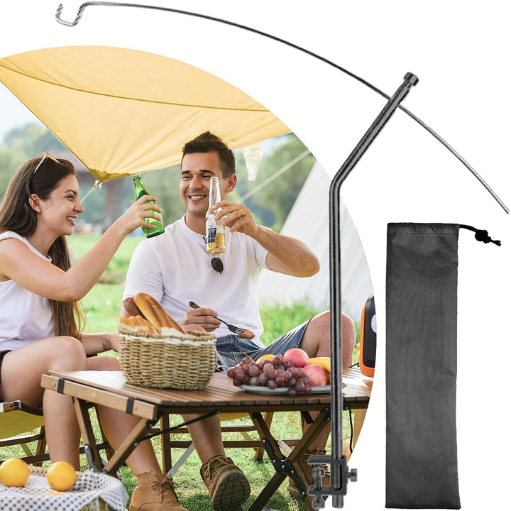 Camping Lichtständer | Faltbarer Campingleuchten Ständer Stab - Verstellbarer Lampenständer Outdoor