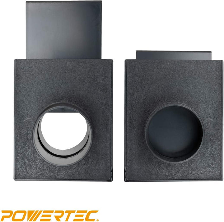 POWERTEC 70133V 6,4 cm Blast Gate für Vakuum 6 Stück, 6 Stück