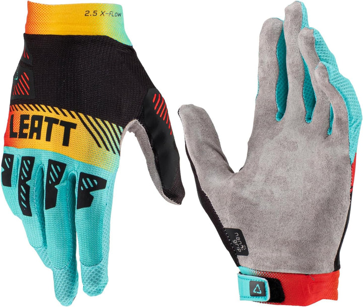 Leatt Motocross 2.5 X-Flow Handschuhe mit NanoGrip Handfläche S Braun, S Braun