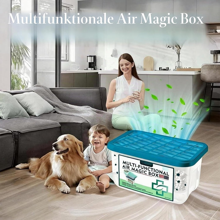 350ml*2 Stück Multi-Functional Air Magic Box,Luftreinigungsbox mit Automatischer Staubentfernung für