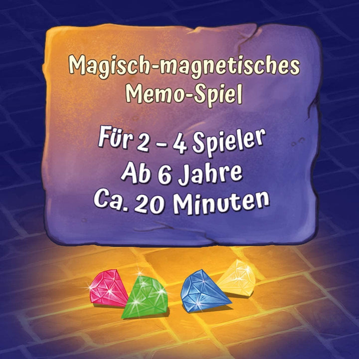 KOSMOS 681036 Raffi Raffzahn - Jagt die Juwelen, spannendes Kinderspiel mit magnetischer Drachen-Fig
