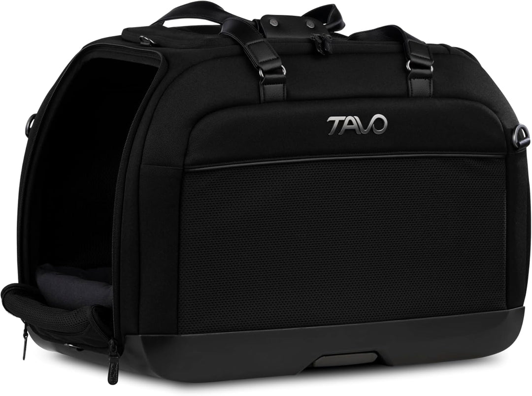 Tavo Hendrick Haustier‑Autositz & Transportbox, ISOFIX, Farbindikatoren, atmungsaktives Mesh, Geeign