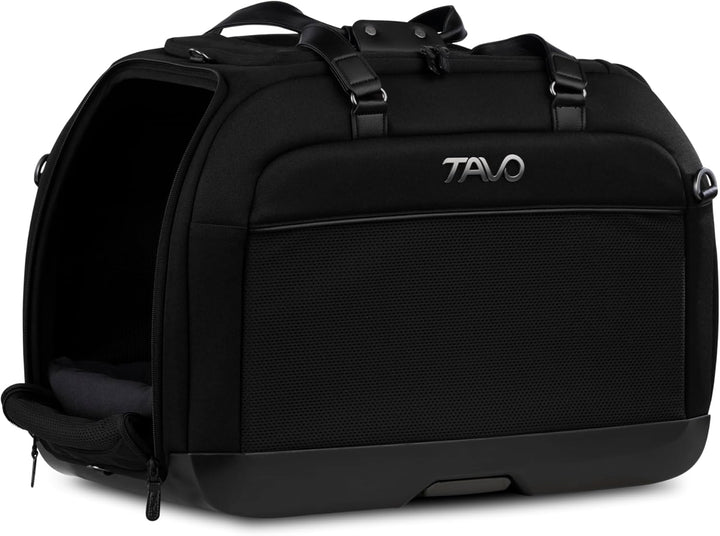 Tavo Hendrick Haustier‑Autositz & Transportbox, ISOFIX, Farbindikatoren, atmungsaktives Mesh, Geeign