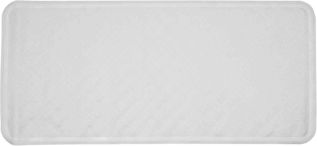 Croydex Hygiene-n-Clean Badewanneneinlage gross Gummi antibakteriell 37 x 90 cm Weiss