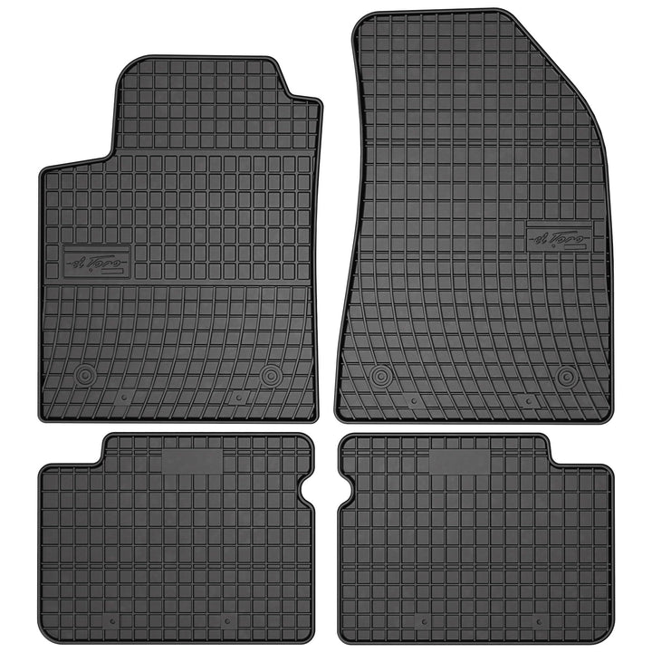 M MOTOS Gummimatten Auto Fussmatte passt für FIAT Bravo II 2007-2014 Verbessern Sie Ihren Reisekomfo