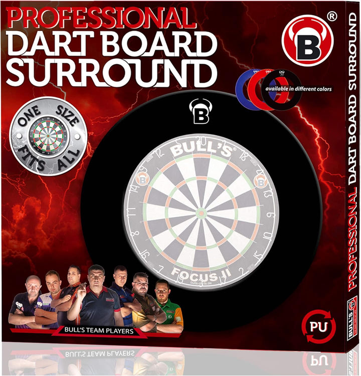 BULL'S Professional Dartboard Surround rot, rot