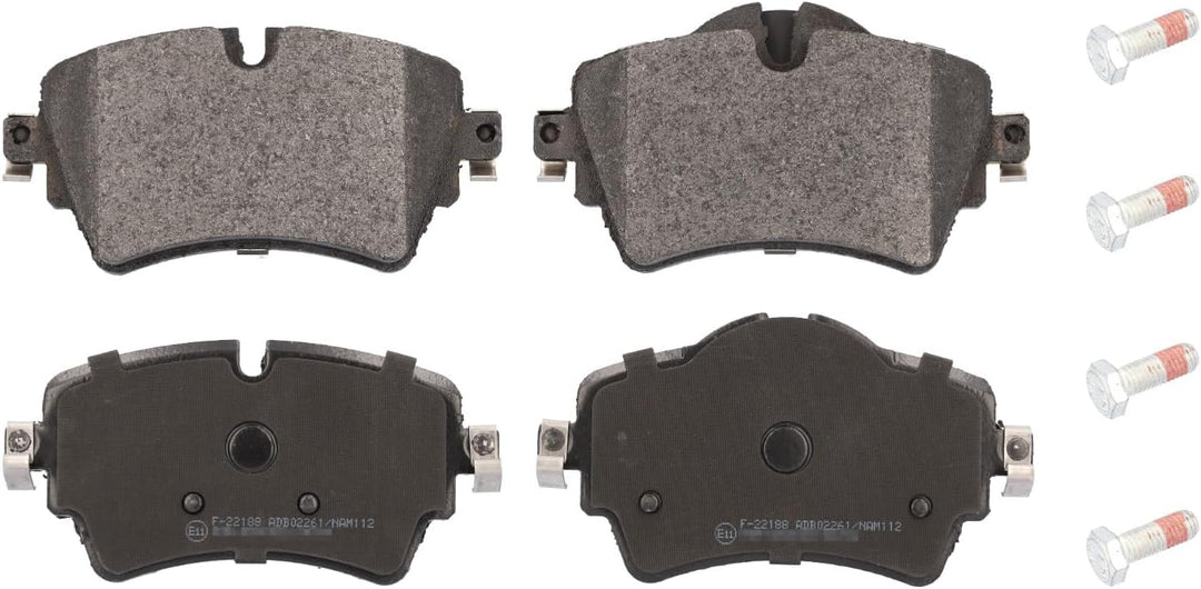 febi bilstein 116345 Bremsbelagsatz mit Schrauben, 1 Stück
