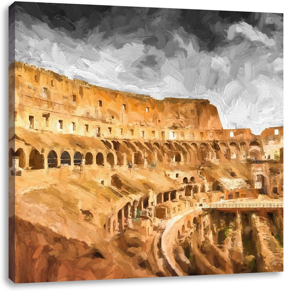 köstlicher Rotwein, Format: 70x70 auf Leinwand, XXL riesige Bilder fertig gerahmt mit Keilrahmen, Ku