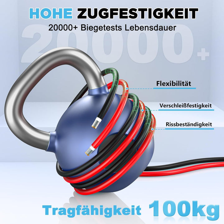Oududianzi Solarkabel 6mm2 10m, Solar Verlängerungskabel, Photovoltaik Kabel 10m, PV Kabel 6mm2, Sol