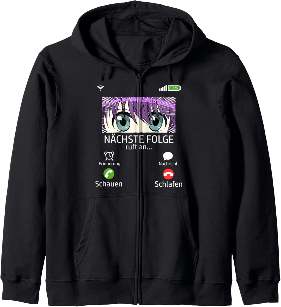 Manga ruft an Anime ruft an Cosplay Nächste Folge ruft an Kapuzenjacke