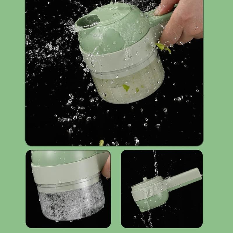 Knoblauchhacker Elektrischer Kabelloser Hand-Lebensmittelhacker Mit Weichem Griff Und Kabellosem Bet