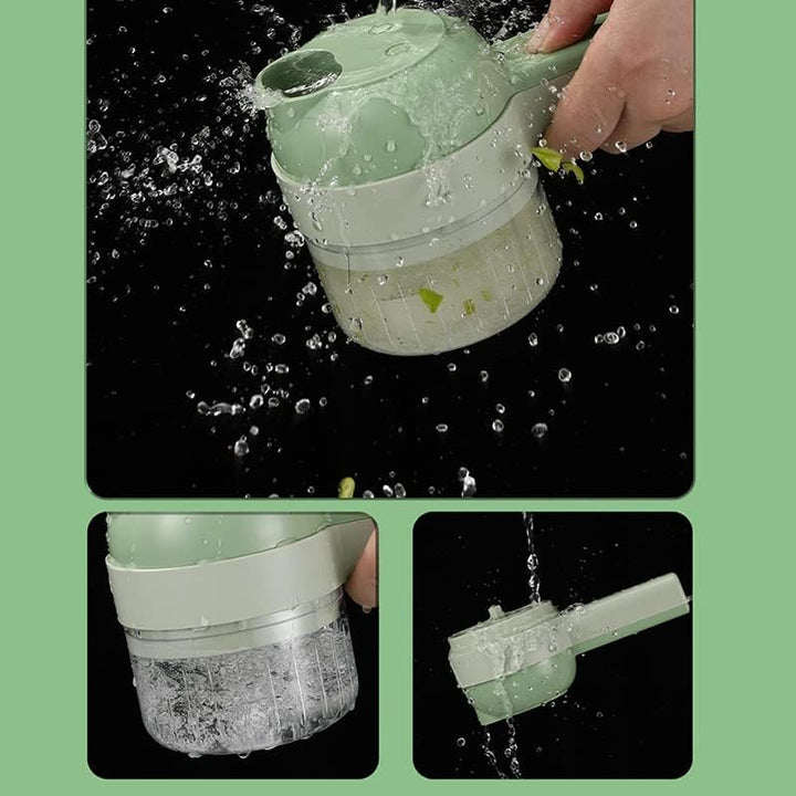 Knoblauchhacker Elektrischer Kabelloser Hand-Lebensmittelhacker Mit Weichem Griff Und Kabellosem Bet