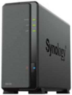 Synology DS124 1-Bay Diskstation NAS (Realtek RTD1619B 4-Core 1.7 GHz 1GB DDR4 RAM 1xRJ-45 1GbE LAN-