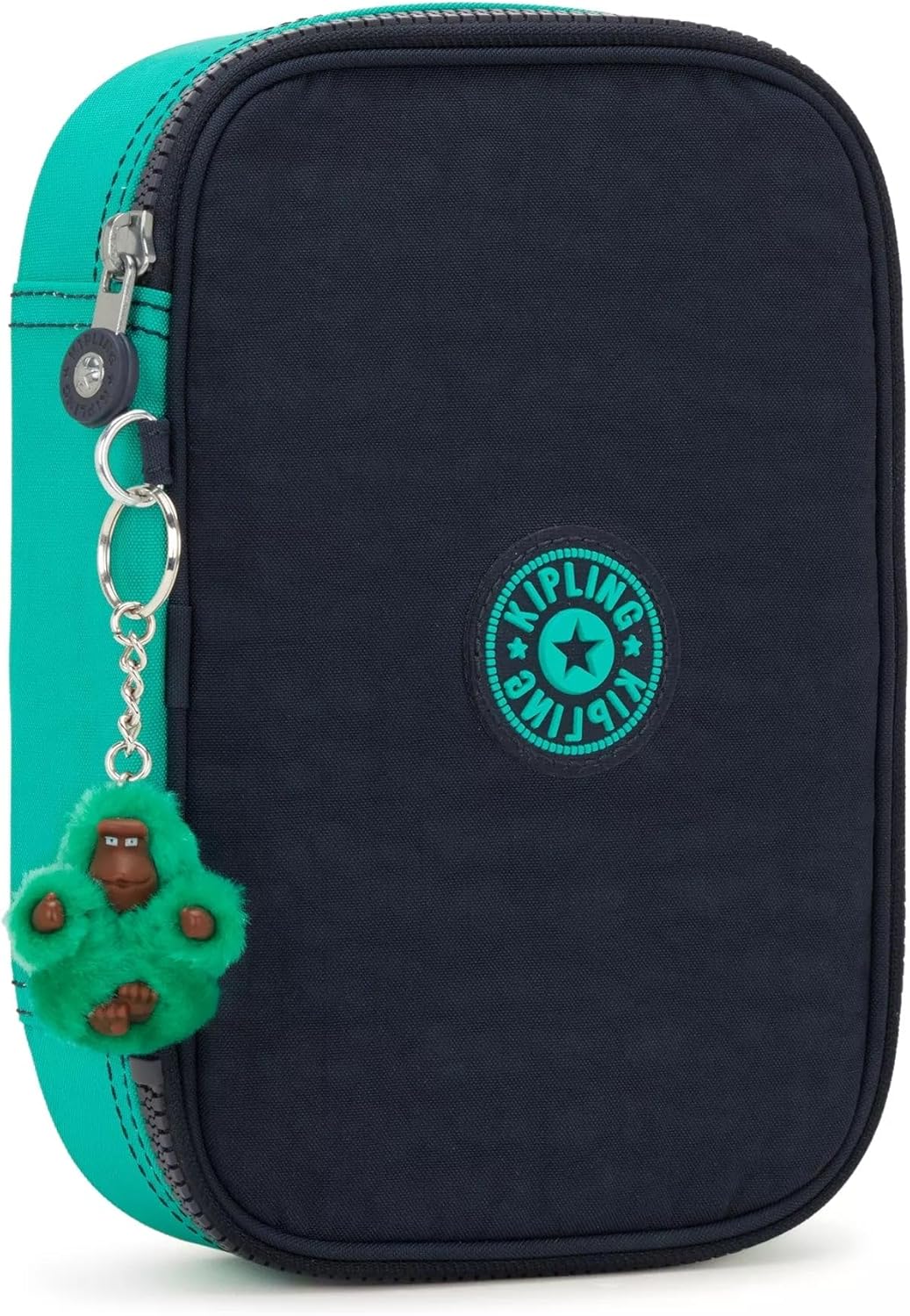 Kipling 100 Pens Case Federmäppchen, 100 Stifte Blau, Grün, Blau, Blau, Grün, Blau