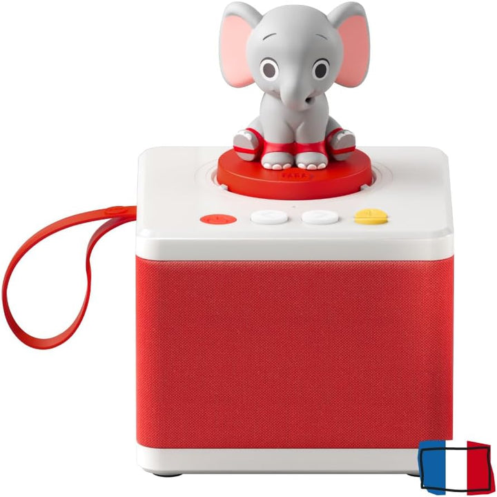 FABA-Geschichtenerzähler – Audio-Box mit Klangfigur „Ele, der Elefant“ – Lernspielzeug, Französische