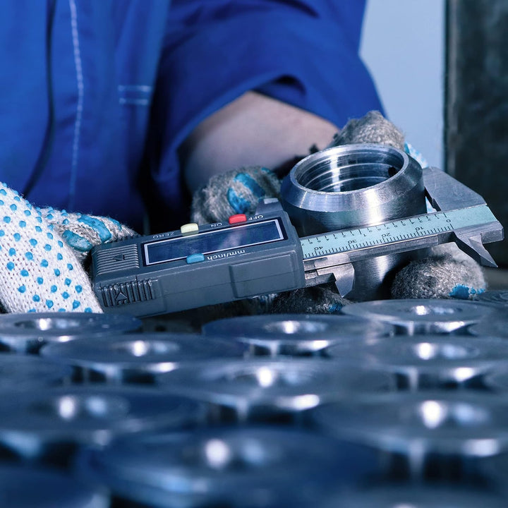 Retoo Digital Messschieber 150mm Edelstashl, LCD Display, Schieblehre Messwerkzeuge für Haushalt und