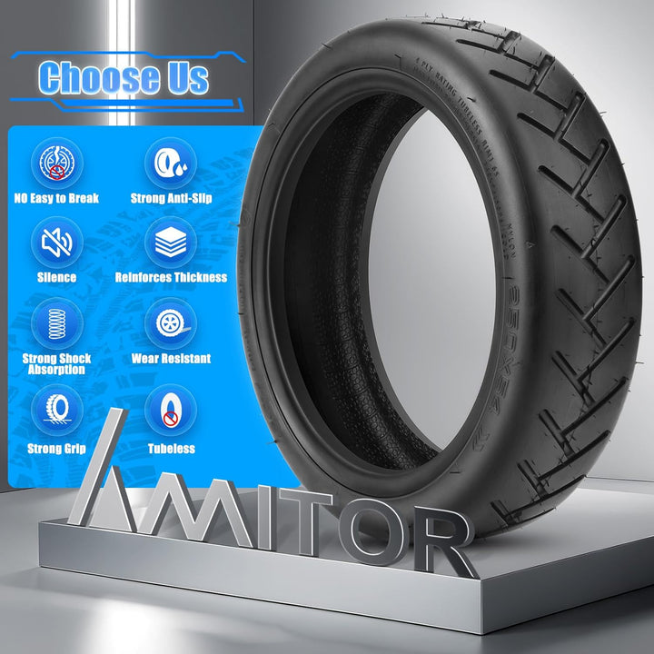 250x54 Tubeless Reifen für Xiaomi 4 E-Scooter, Pannensicherheit & Gewichtsreduzierung, E Scooter Vak