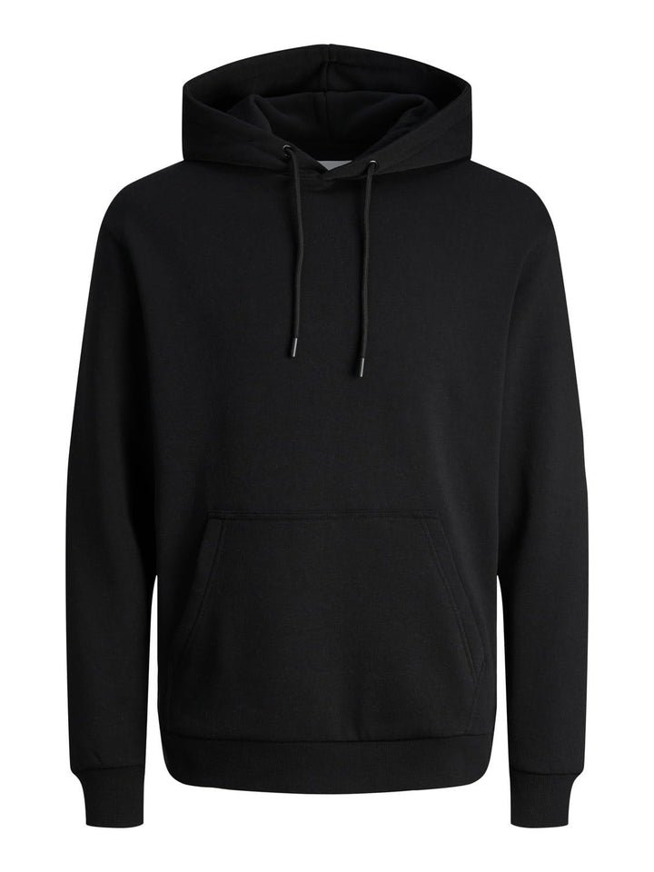JACK & JONES Male Kapuzenpullover Einfarbig Kapuzenpullover XS Schwarz, XS Schwarz