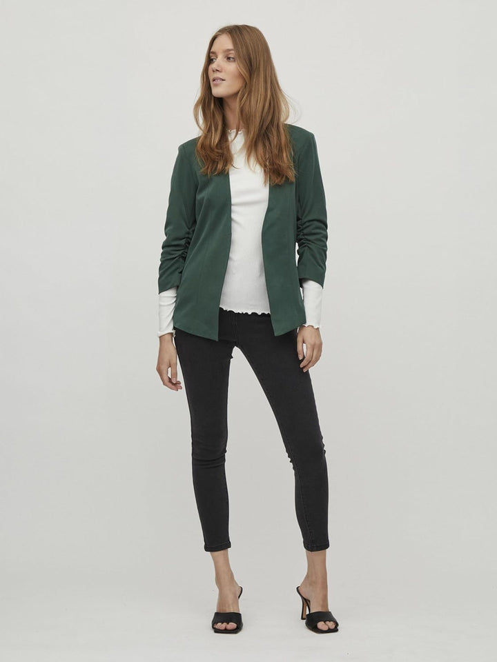 Vila Damen Blazer VIHER New 3/4 Blazer XS Pineneedle, XS Pineneedle