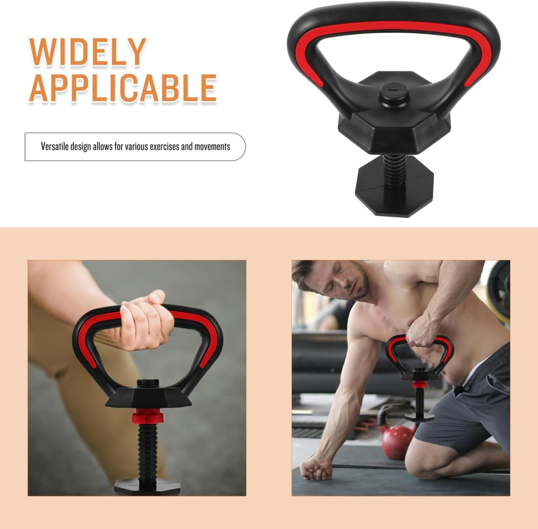 Healeved Verstellbarer Kettlebell Griff aus Robustem Kunststoff Ergonomisch Geformt Verschleissfeste