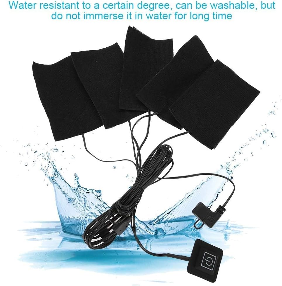 USB Heizmatte, Usb Wärmedecke,USB Elektrische Tuch Heizung, Fünf Tragbare Wasserdichte Faltbare Heiz